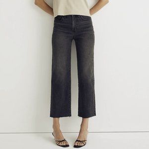 Tall Madewell wide-leg crop jean